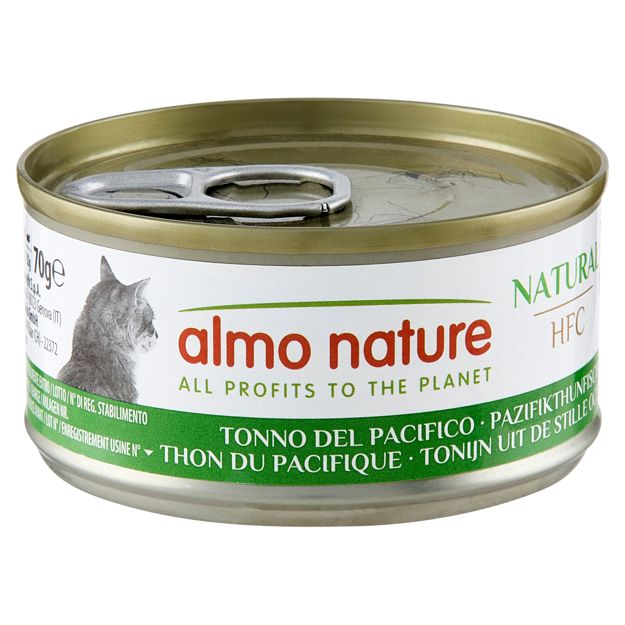 Almo Nature - Bo&icirc;te Natural au Thon du Pacifique pour Chat - 70g Image num&eacute;ro 1