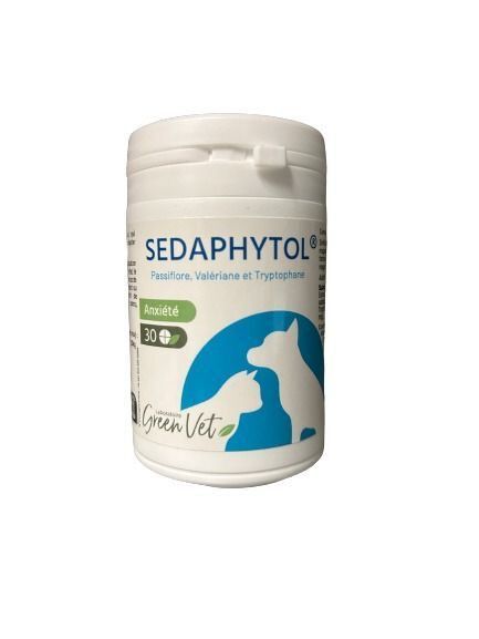 Greenvet - Comprim&eacute;s Sedaphytol Anxi&eacute;t&eacute; pour Chiens et Chats - x30 Image num&eacute;ro 1