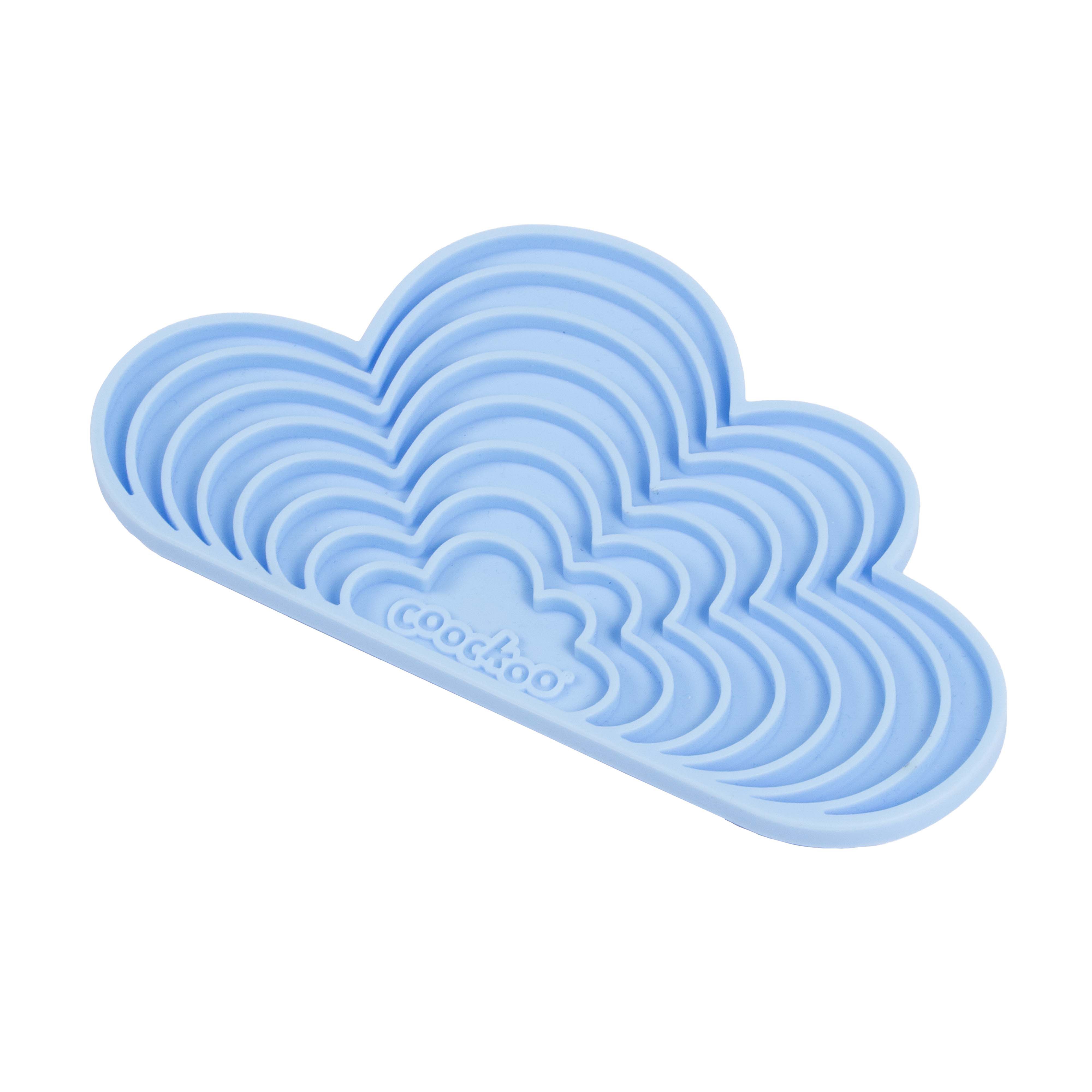 Coockoo - Tapis &agrave; L&eacute;cher en Forme de Nuage pour Chiens - Bleu Image num&eacute;ro 1