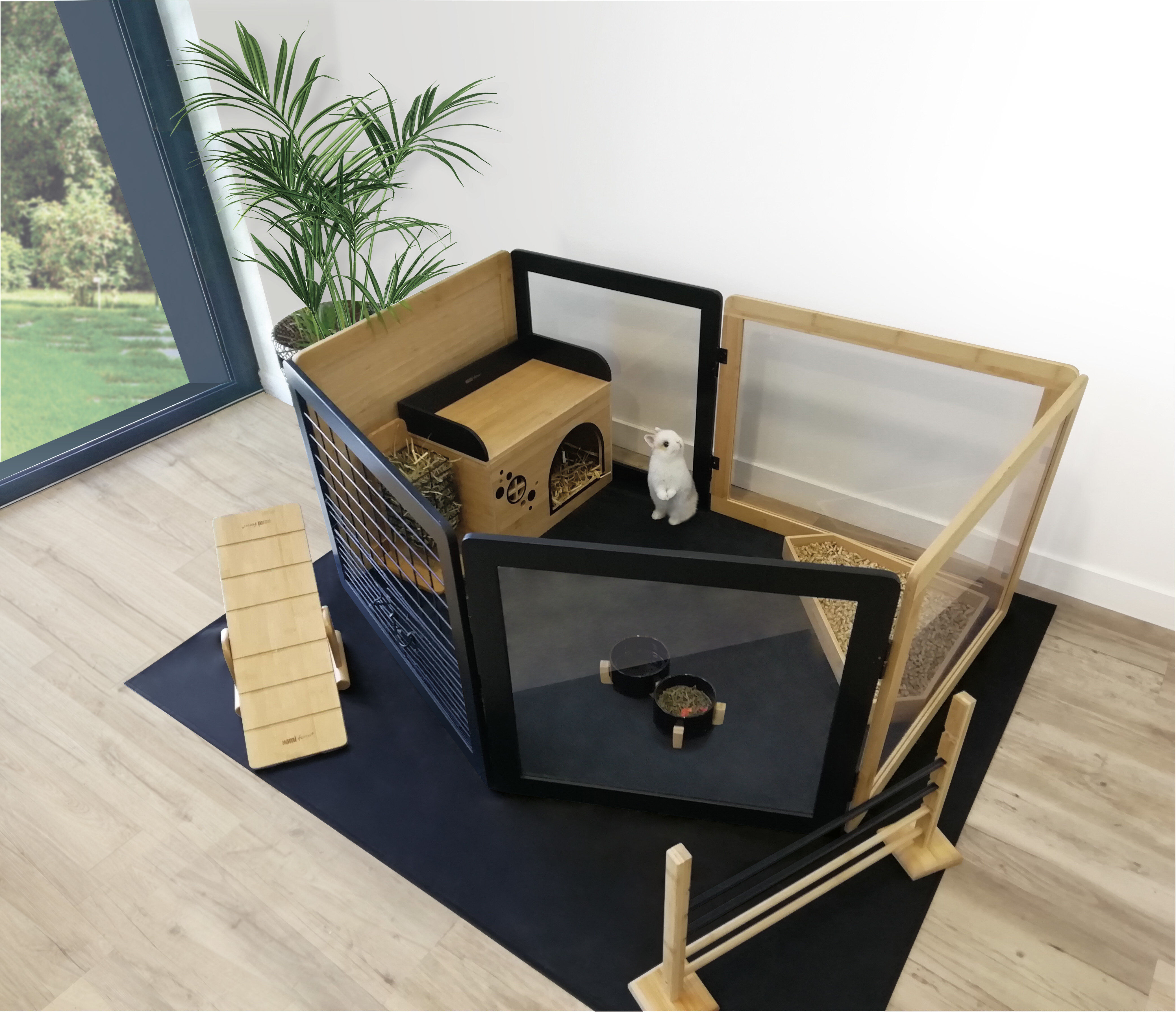 Hamiform - Parc Design MODUL'Home pour Lapin Image num&eacute;ro 3