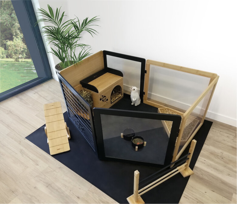 Hamiform - Parc Design MODUL'Home pour Lapin Image numéro 3 Hamiform - Parc Design MODUL'Home pour Lapin Image numéro 3