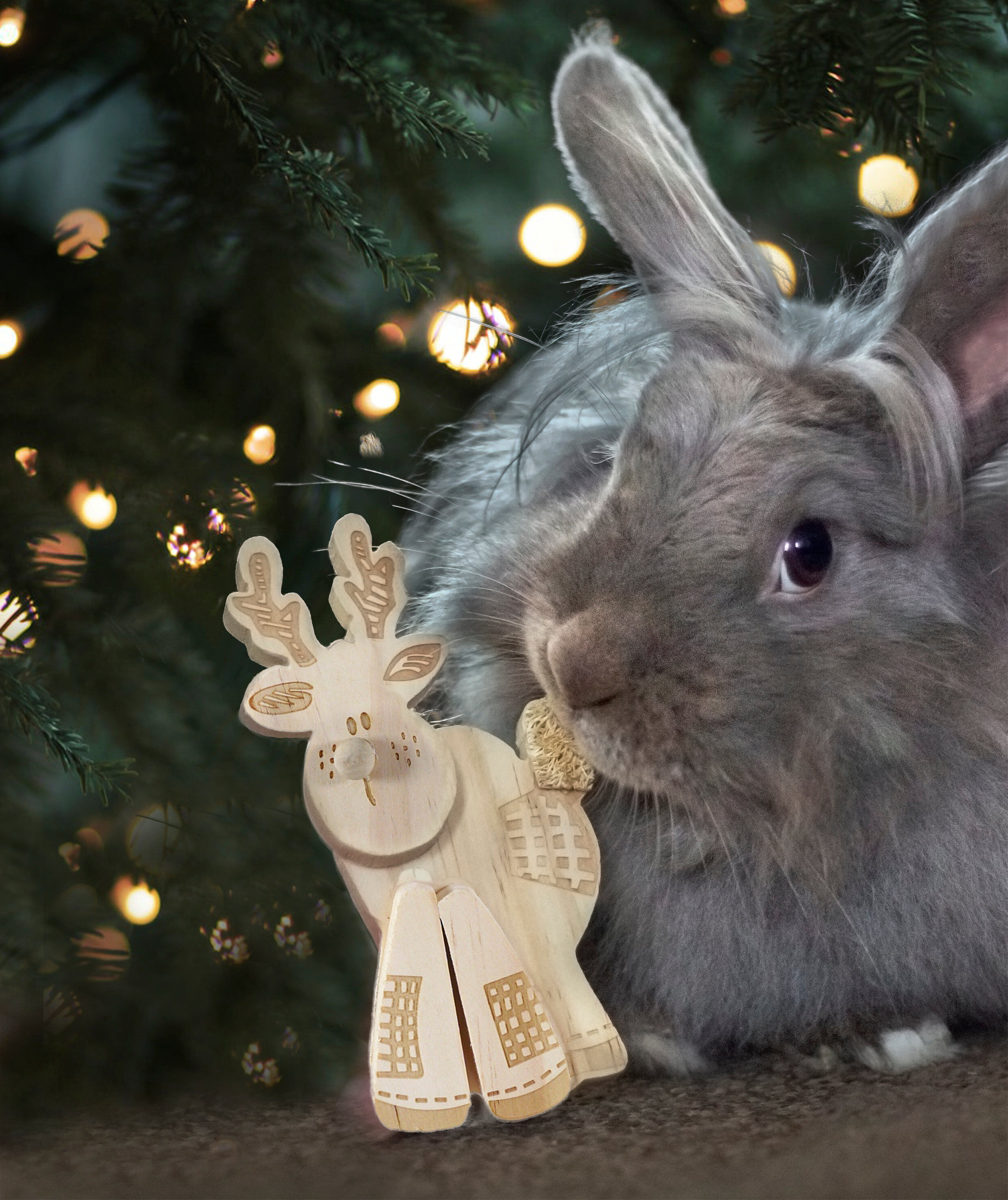 Rosewood - Rennes Patchwork &agrave; Ronger pour Rongeur - 13cm Image num&eacute;ro 4