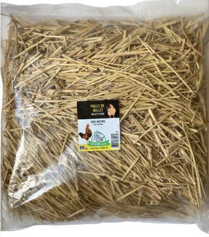 Octave Bauchant - Paille de Millet pour Basse-Cour- 25L Image num&eacute;ro 1