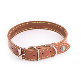 Martin Sellier - Collier Flash Cognac/Jaune pour Chiens