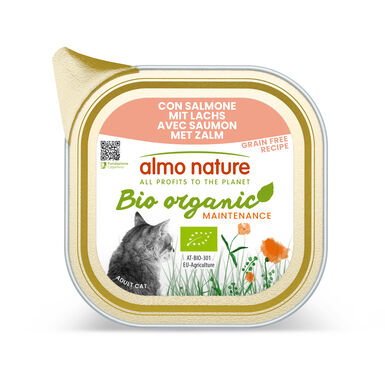 Almo Nature - Pâtée Bio Organic  Saumon - 85g