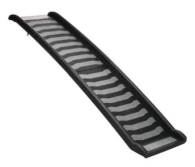 Trixie - Rampe Pliante en Plastique/TPR Noir/Gris - 39 x 160 cm