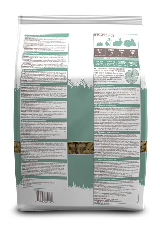 Supreme Science - Selective Naturals Grain Free pour Lapin - 1,5Kg Image numéro 3 Supreme Science - Selective Naturals Grain Free pour Lapin - 1,5Kg Image numéro 3