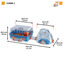 Ferplast - Cage Combi 2 pour Hamsters - 29x79x26cm Indicateur image numéro 2