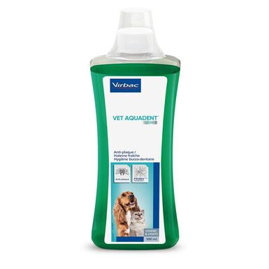 Virbac - Lotion Vet Aquadent Fresh pour Chiens et Chats - 500ml