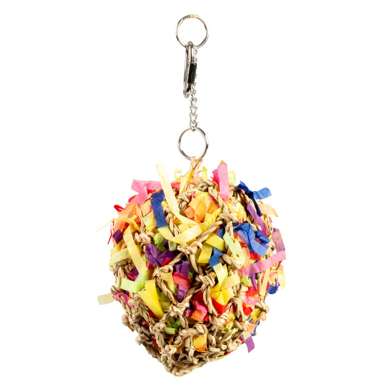 Duvoplus - Jouet Shreddy Piñata L pour Oiseaux - 15x15x30cm Image numéro 1 Duvoplus - Jouet Shreddy Piñata L pour Oiseaux - 15x15x30cm Image numéro 1