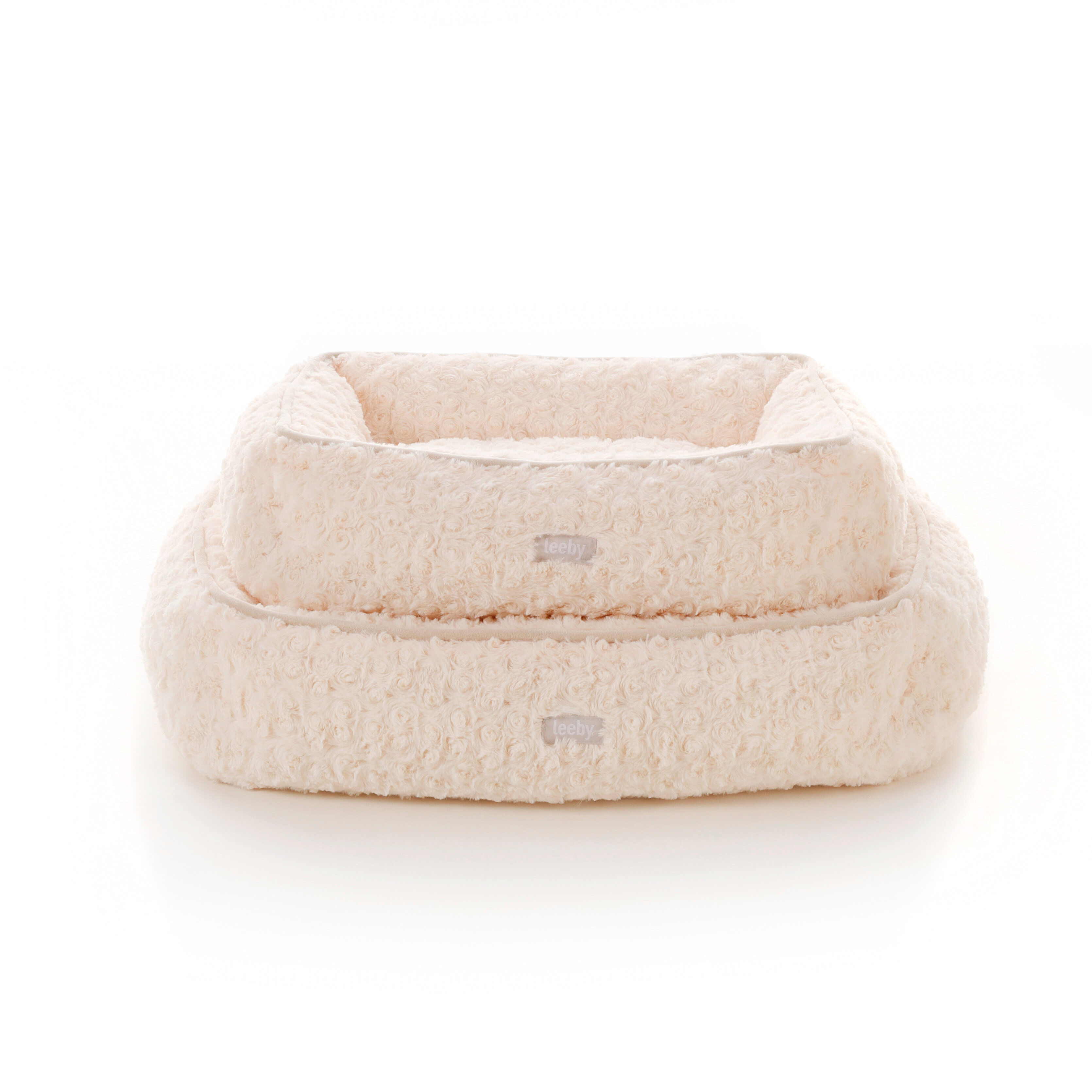 Leeby - Sofa Volutes Beige pour Chiens - S Image num&eacute;ro 3