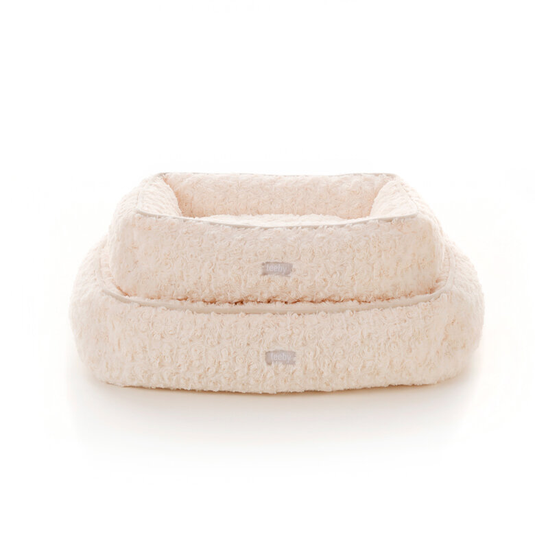 Leeby - Sofa Volutes Beige pour Chiens - S Image numéro 3 Leeby - Sofa Volutes Beige pour Chiens - S Image numéro 3
