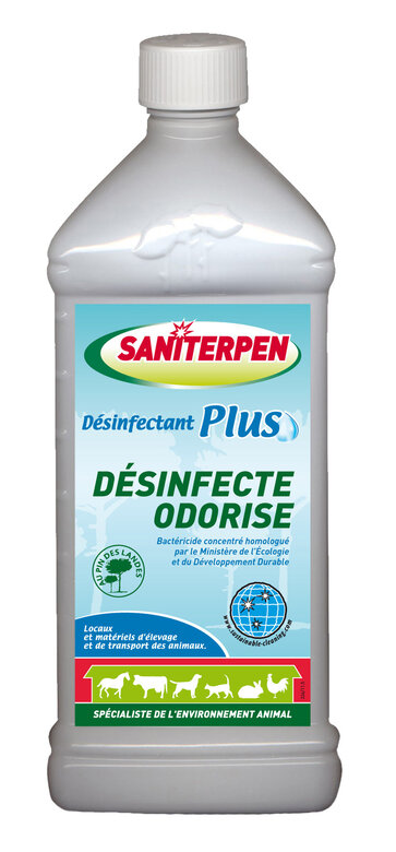 Saniterpen - Désinfectant Plus pour l'Environnement Animal - 1L Image numéro 1 Saniterpen - Désinfectant Plus pour l'Environnement Animal - 1L Image numéro 1