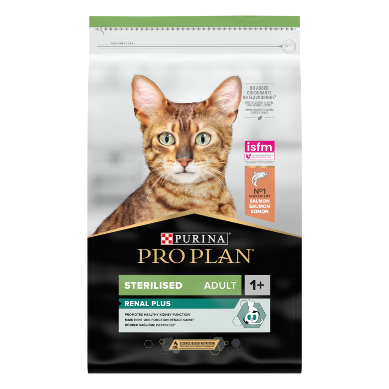 Pro Plan - Croquettes Sterilised au Saumon pour Chat Adulte Stérilisé - 10Kg Image numéro 1 Pro Plan - Croquettes Sterilised au Saumon pour Chat Adulte Stérilisé - 10Kg Image numéro 1