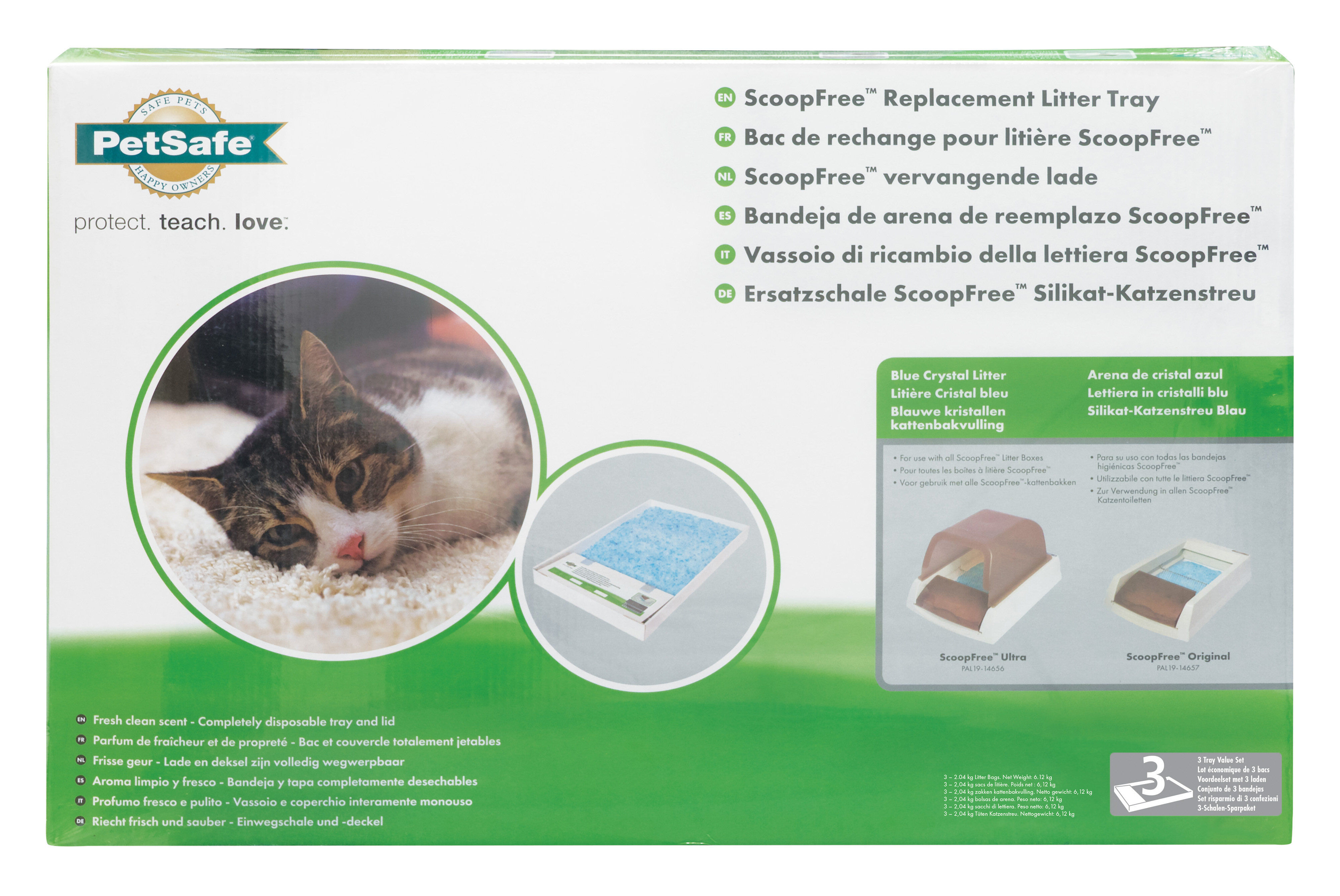 Scoopfree - Liti&egrave;re de Rechange Cristal Premium pour Chats - x3 Image num&eacute;ro 1