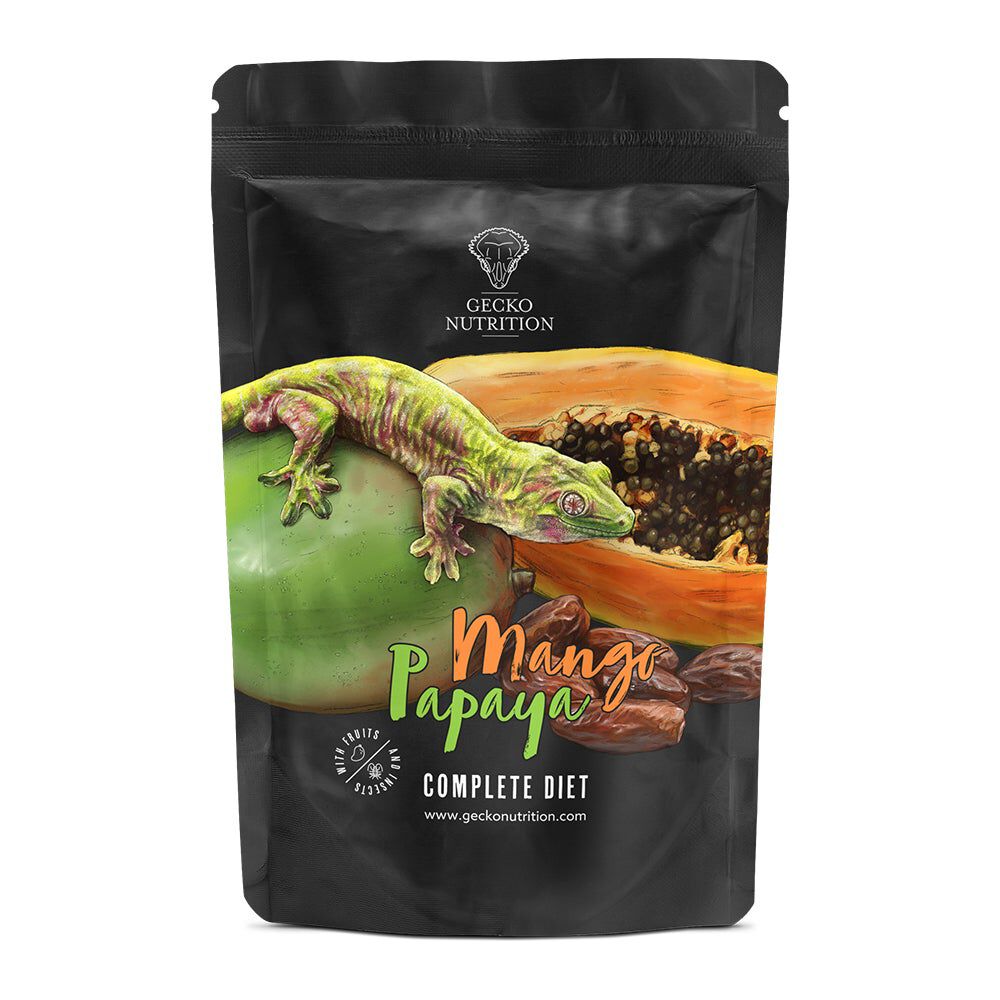 Gecko Nutrition - Aliment Complet Insectes et Mangue Papaye pour Geckos - 50g Image num&eacute;ro 1