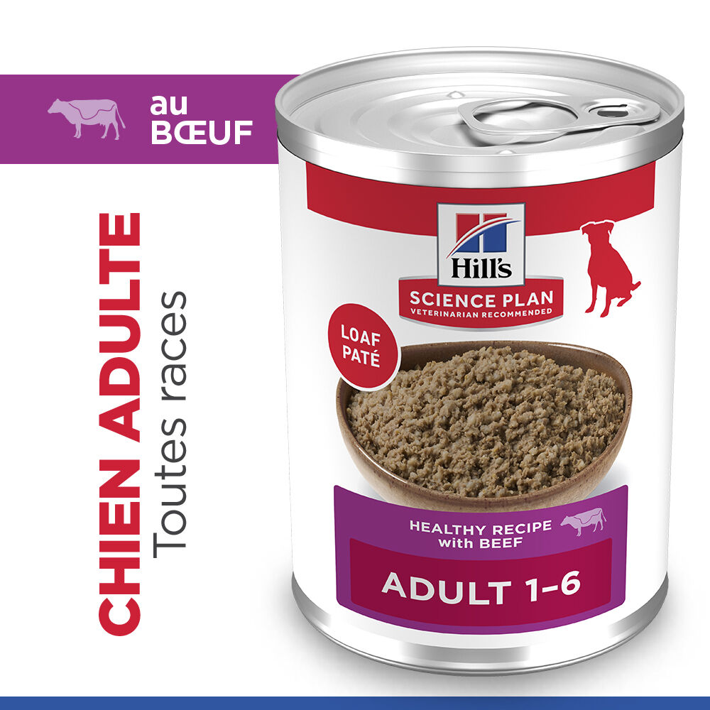 Hill's Science Plan - Adult Boite Pour Chien Au B&oelig;uf  - 370g Image num&eacute;ro 5