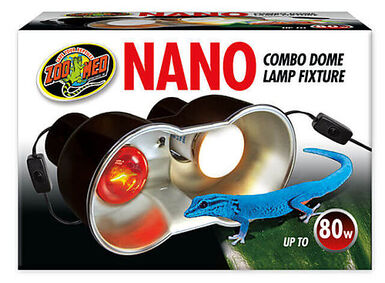 Zoomed - Double Dôme Support de Lampe FL-36E pour Terrarium Nano