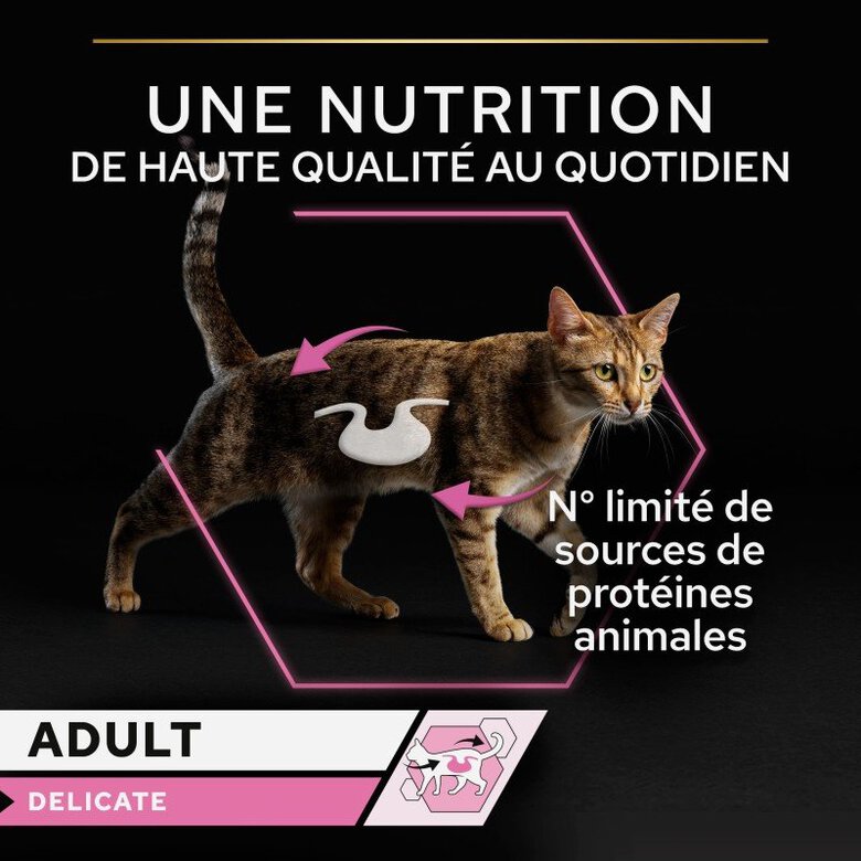 Pro Plan - Bouchée en Sauce Delicate au Poisson pour Chat - 10x85g Image numéro 2 Pro Plan - Bouchée en Sauce Delicate au Poisson pour Chat - 10x85g Image numéro 2