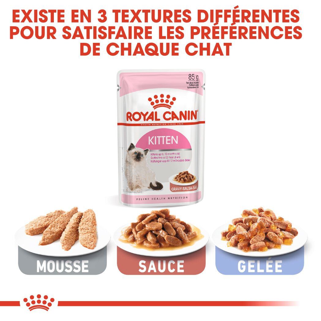 Royal Canin - Sachets Kitten Instinctive en Sauce pour Chat - 12x85g Image num&eacute;ro 7