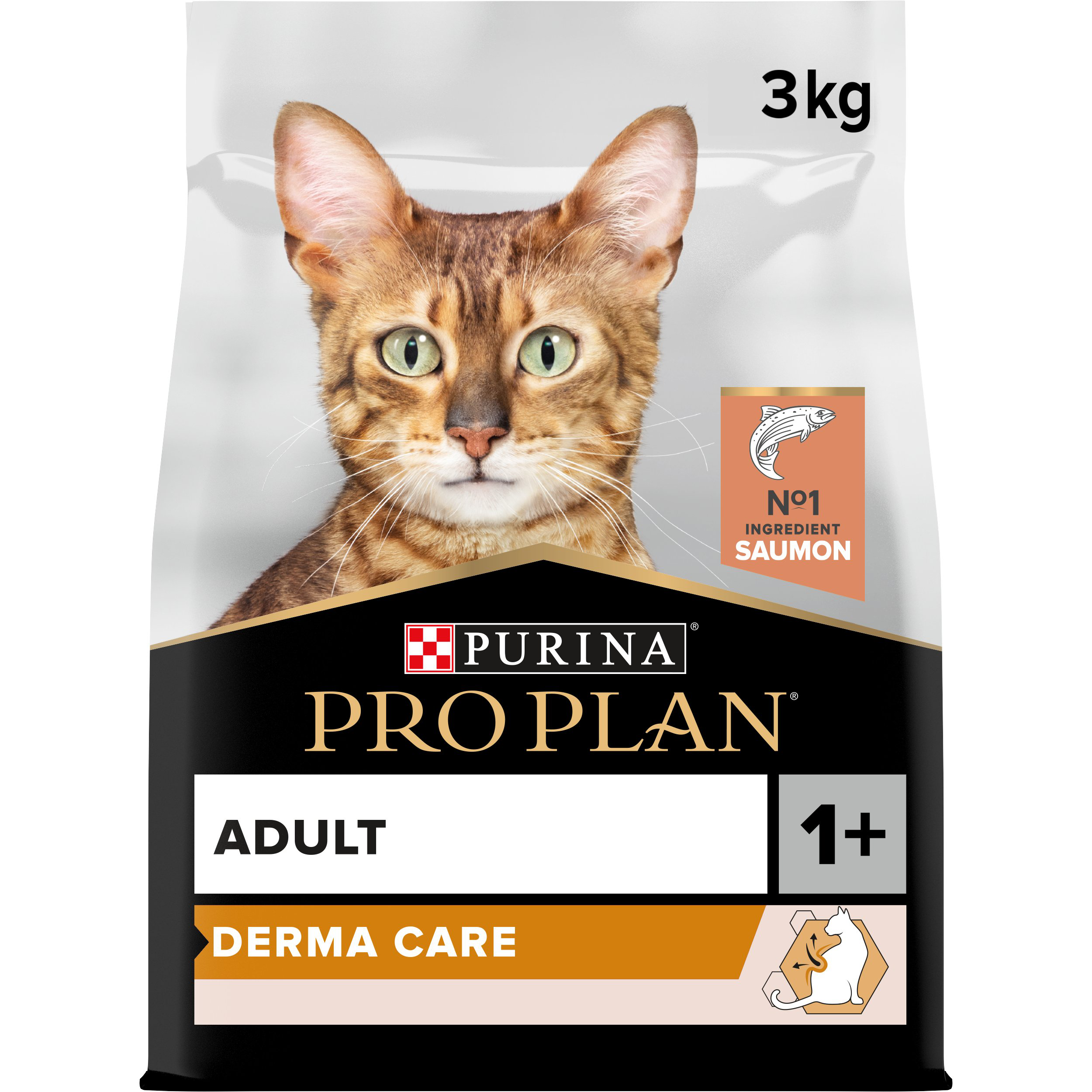 Pro Plan - Croquettes OPTIDERMA Elegant Saumon pour Chat - 3Kg Image num&eacute;ro 5