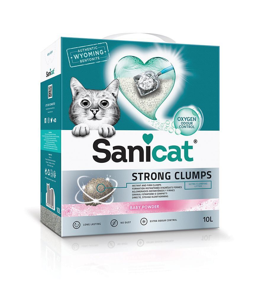 Sanicat - Liti&egrave;re Ultra Agglomerante &agrave; l'Oxygene Actif pour Chat - 10L Image num&eacute;ro 1