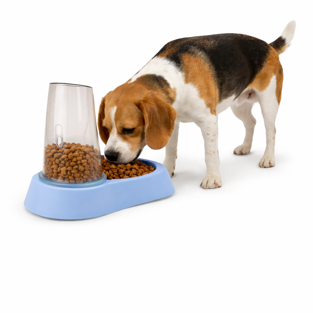 Leeby - Distributeur d'Eau et Nourriture 2-en-1 pour Chiens - 3,5L Image num&eacute;ro 2
