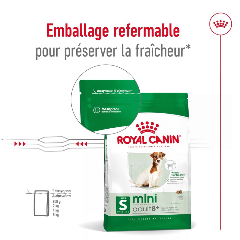 Royal Canin - Croquettes Mini 8+ pour Chien Adulte - 8Kg Image numéro 3 Royal Canin - Croquettes Mini 8+ pour Chien Adulte - 8Kg Image numéro 3