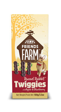 Tiny Friends Farm - Friandises Twiggies pour Lapins - 100g