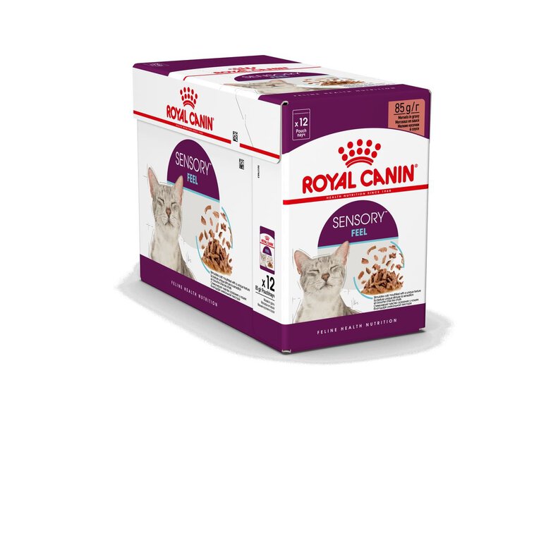 Royal Canin - Pâtée Sensory Feel en Sauce pour Chat - 12x85g Image numéro 1 Royal Canin - Pâtée Sensory Feel en Sauce pour Chat - 12x85g Image numéro 1