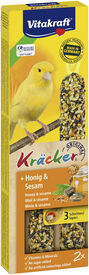 Vitakraft - Friandises Kr&auml;cker Miel S&eacute;same Canaris - x2
