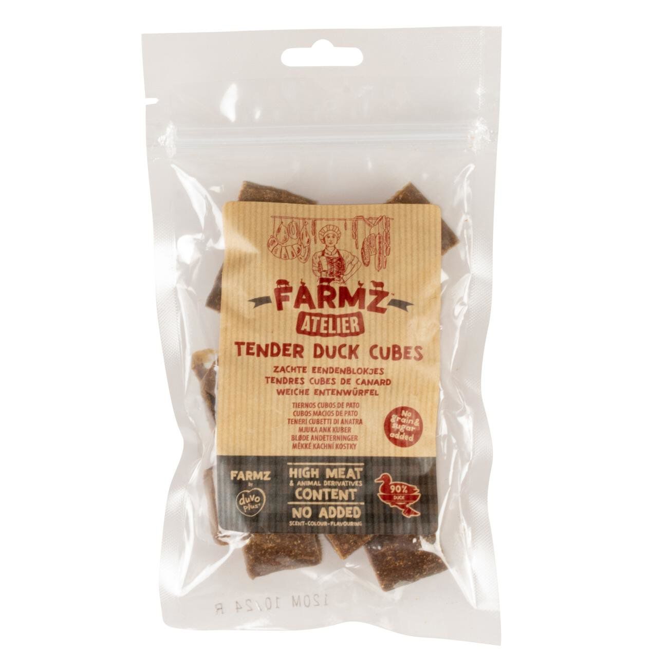 Duvoplus - Farmz Atelier Tendres cubes de canard 2,5cm - 100g Image num&eacute;ro 1