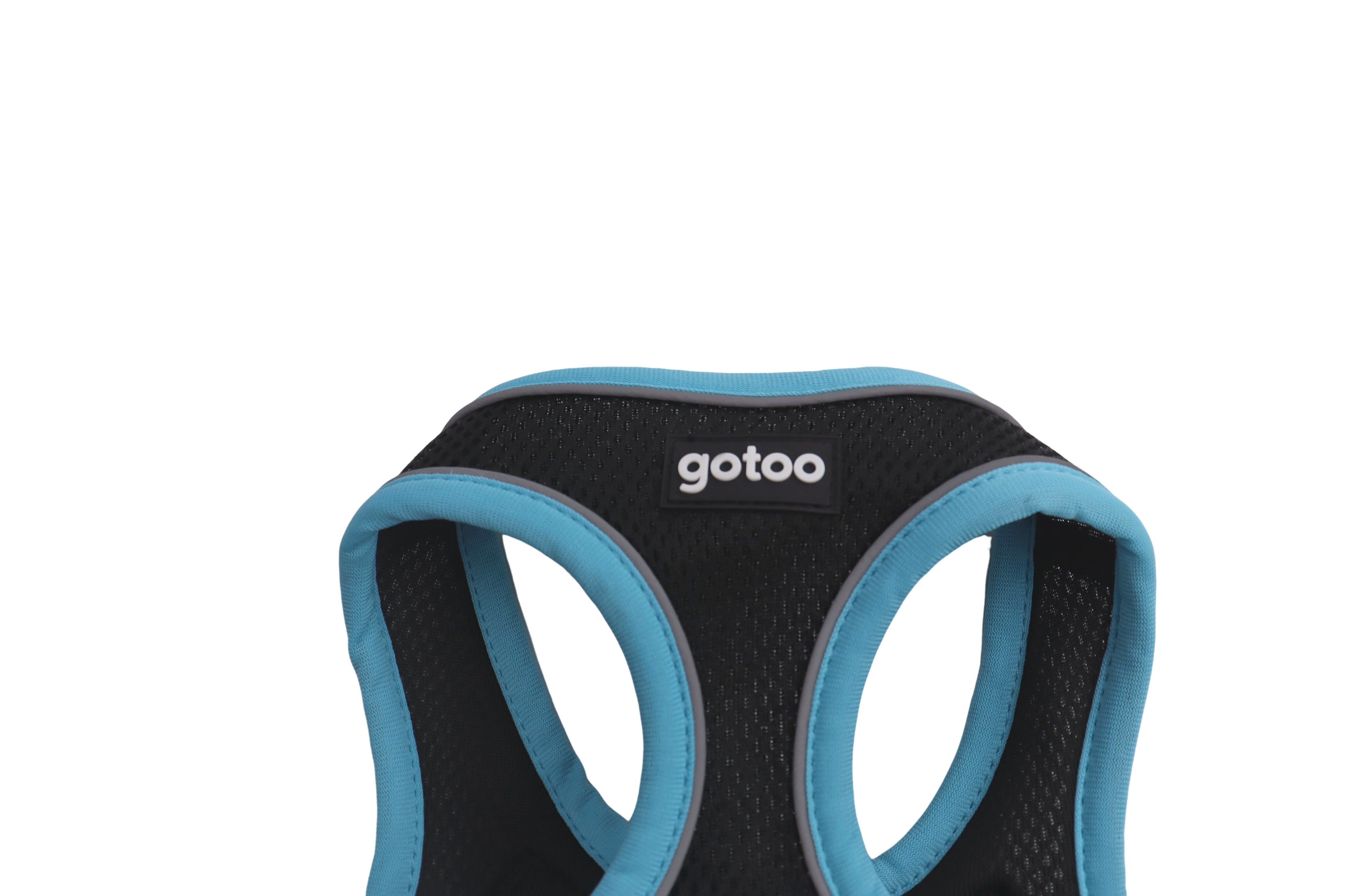 Gotoo - Harnais en Mesh Turquoise pour Chien - XS Image num&eacute;ro 5