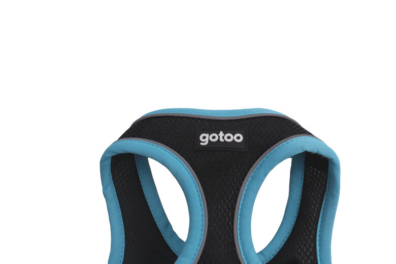 Gotoo - Harnais en Mesh Turquoise pour Chien - XS Image numéro 5 Gotoo - Harnais en Mesh Turquoise pour Chien - XS Image numéro 5