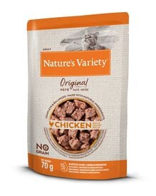 Nature's Variety - Pâtée Original au Poulet pour Chat - 70g