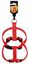 Animalis - Harnais Basic Rouge pour Chien - T2 20mm et 52/80cm Indicateur image num&eacute;ro 2
