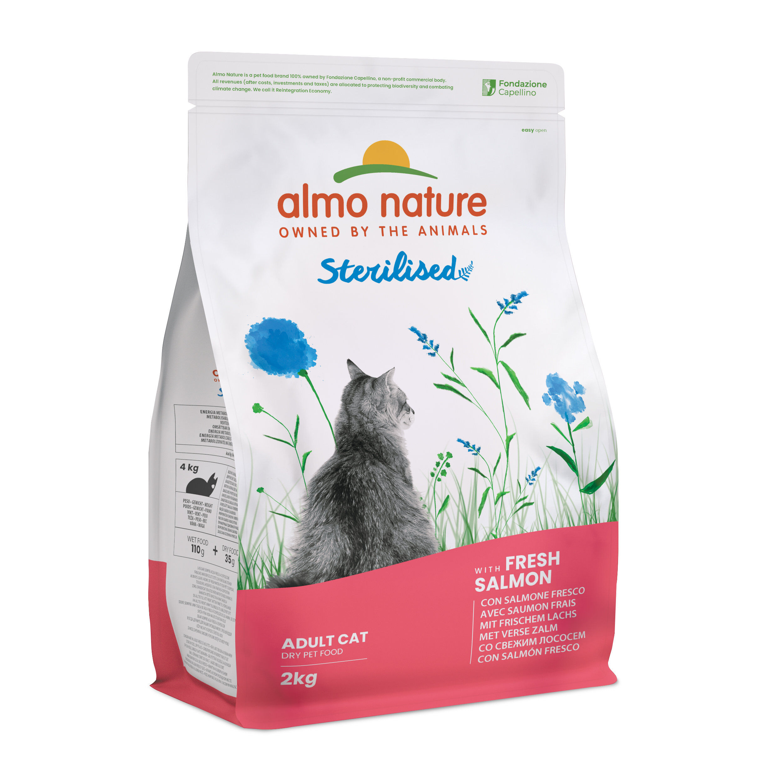 Almo Nature - Holistic Fonctionnel Light-Sterilise Saumon Sac - 2kg Image num&eacute;ro 1
