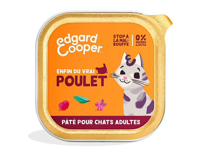 Edgard & Cooper - Pâtée au Poulet pour Chat - 85g Image numéro 1 Edgard & Cooper - Pâtée au Poulet pour Chat - 85g Image numéro 1