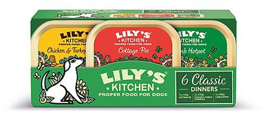 Lily's Kitchen - Multipack Barquettes Recettes Classiques pour Chien - 6x150g