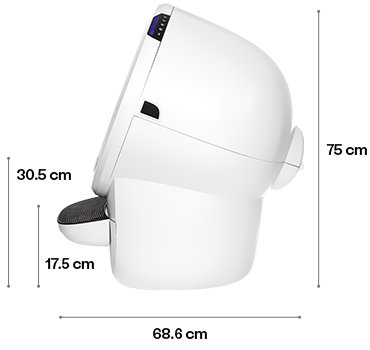 Litter-Robot 4 Liti&egrave;re Automatique pour Chats Blanc Image num&eacute;ro 3