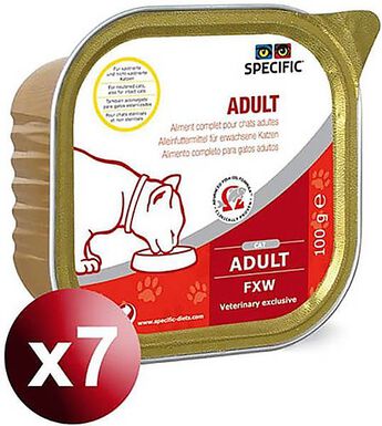 Dechra - Pâtée Adult Specific FXW pour Chats - 7x100g