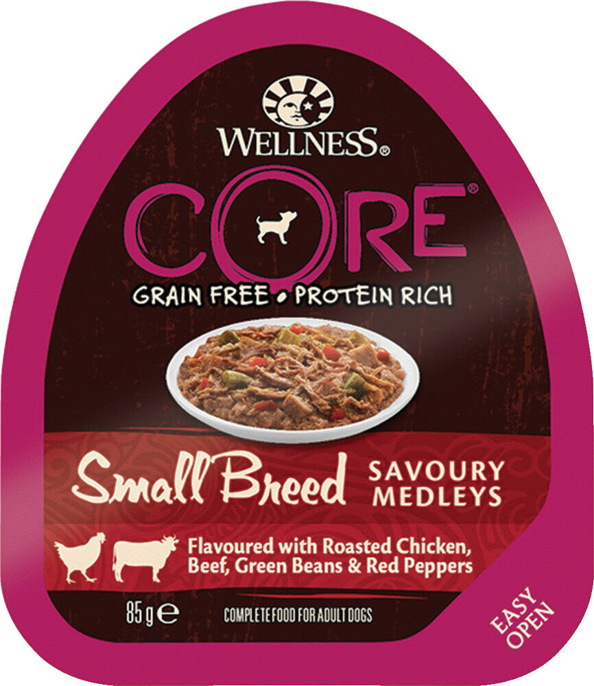 Wellness CORE - Repas Savoury Medleys Poulet et B&oelig;uf pour Chien Petite Race - 85g Image num&eacute;ro 1