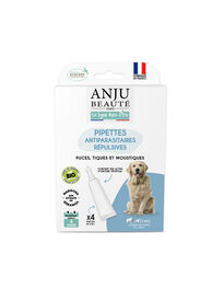 Anju Beaute - Pipettes Antiparasitaire Répulsives BIO pour Chiens plus de 20kg - x 4