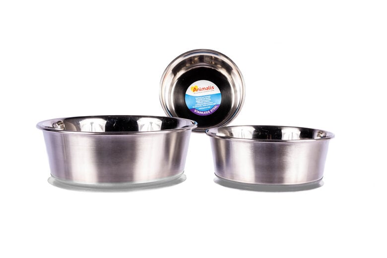 Animalis - Gamelle En Inox Avec Ventouse pour Chiens - 1150ml Image numéro 1 Animalis - Gamelle En Inox Avec Ventouse pour Chiens - 1150ml Image numéro 1