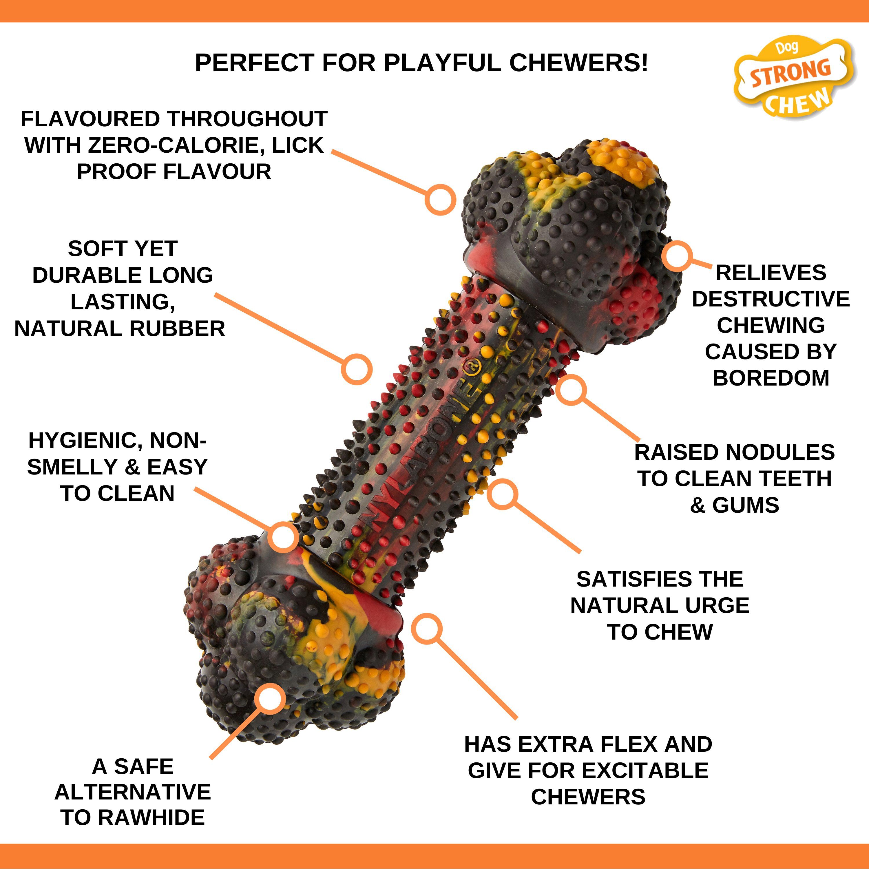 Nylabone - Jouet &agrave; M&acirc;cher Bacon Cheeseburger Strong Chew - S Image num&eacute;ro 3