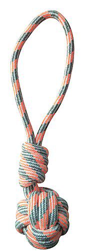 Croci - Jouet Corde avec Poign&eacute;e Orange pour Chiens - 40cm Image num&eacute;ro 1