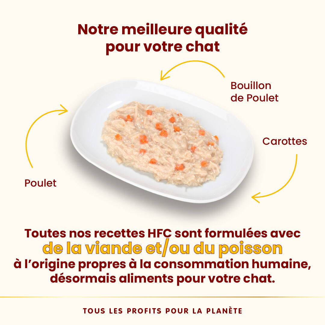 Almo Nature - P&acirc;t&eacute;e en Bo&icirc;te HFC au Poulet et Carottes pour Chat - 70g Image num&eacute;ro 4