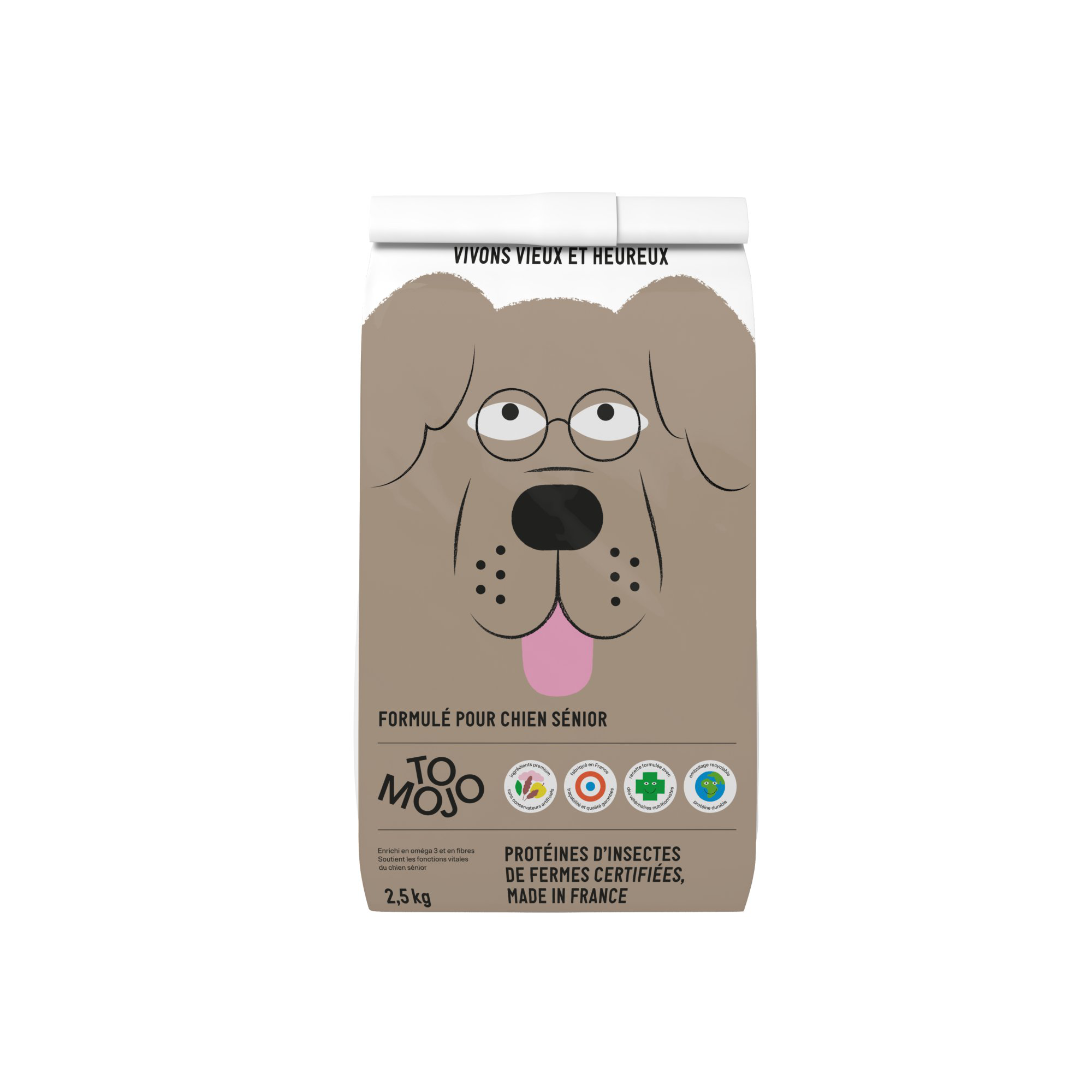 Tomojo - Croquettes aux Insectes pour Chiens Senior - 2,5Kg Image num&eacute;ro 1