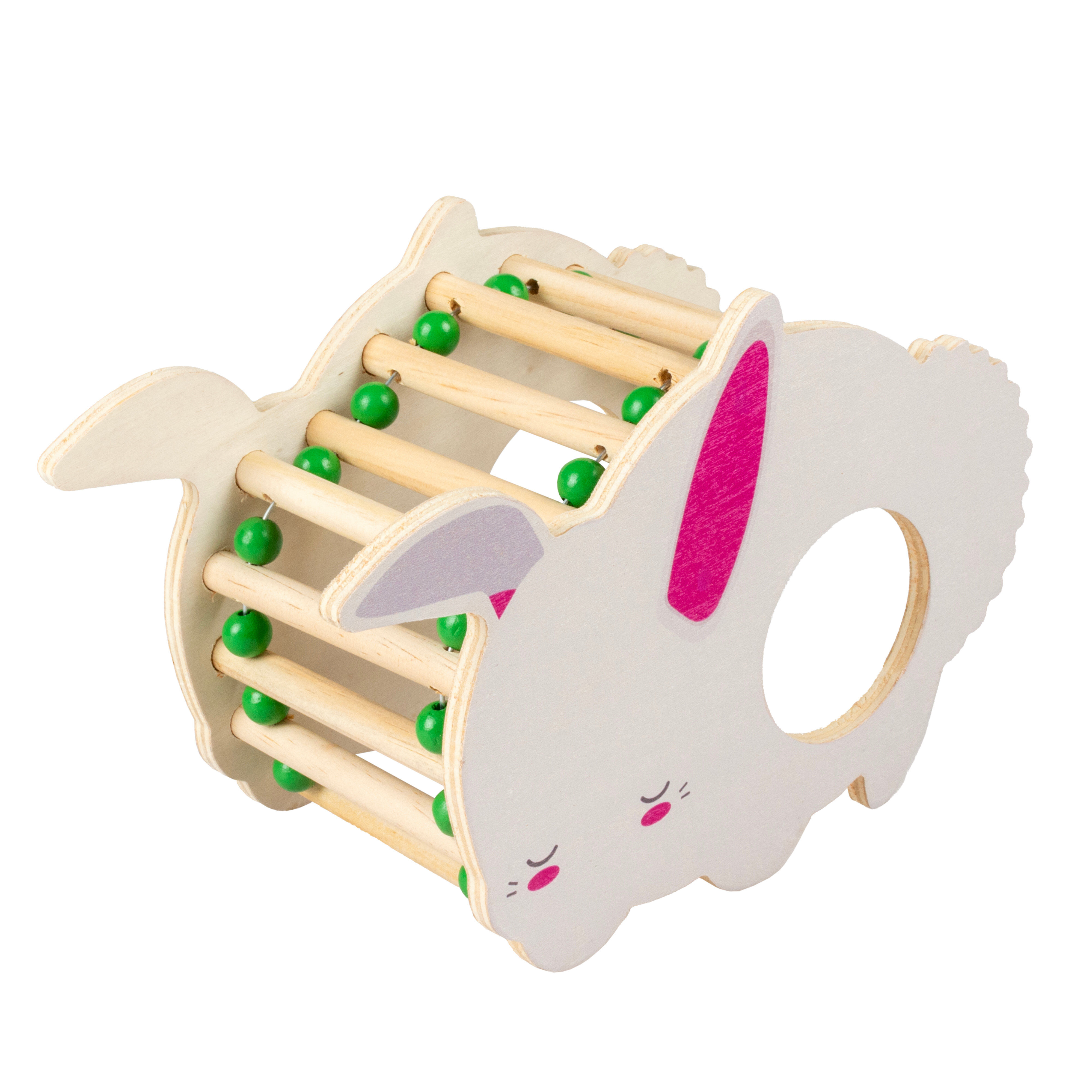 Duvoplus - Maison de Jeux en Bois Lapin B&eacute;lier - 22x11x15cm Image num&eacute;ro 1