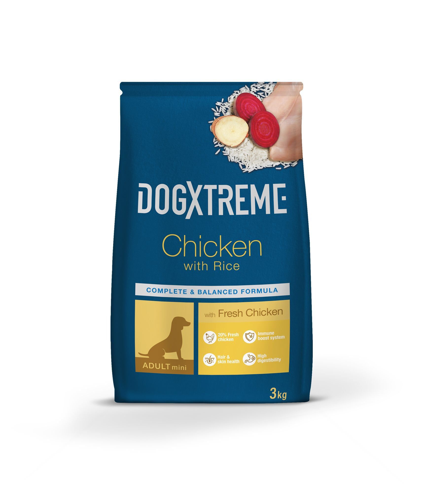DogXtreme - Croquettes Mini Adulte au Poulet Frais pour Petit Chien - 3Kg Image num&eacute;ro 1